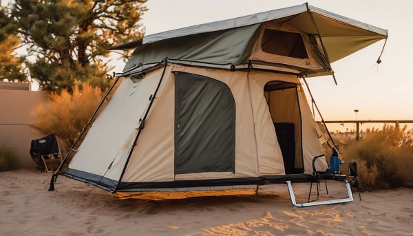 La tente sur le toit: des aventures inattendues pour les passionnés de nature